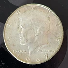 1967-P Kennedy Half Dollar 40% Silver Coin 50c Philadelphia Mint Circulated
