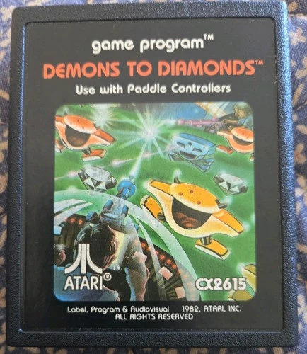 Demons To Diamonds ATARI 2600 Video Game Cartridge Only 1982 Tested