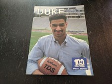 1988 Duke Football Yearbook Souvenir Ediition Magazine Book Media Press Spurrier