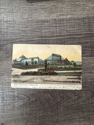 Phipps Conservatory Pittsburg Pa Litho UND HD Glitter Postcard