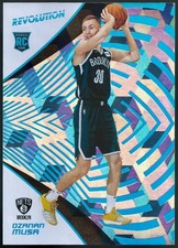 2018-19 Panini Revolution Cubic Dzanan Musa Rookie Parallel Card #138 #'d 41/50. rookie card picture