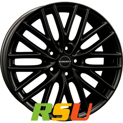 Borbet BS5 black matt 8x18'' ET40 LK5 114.3 ML 72.5 Alufelgen 18 Zoll
