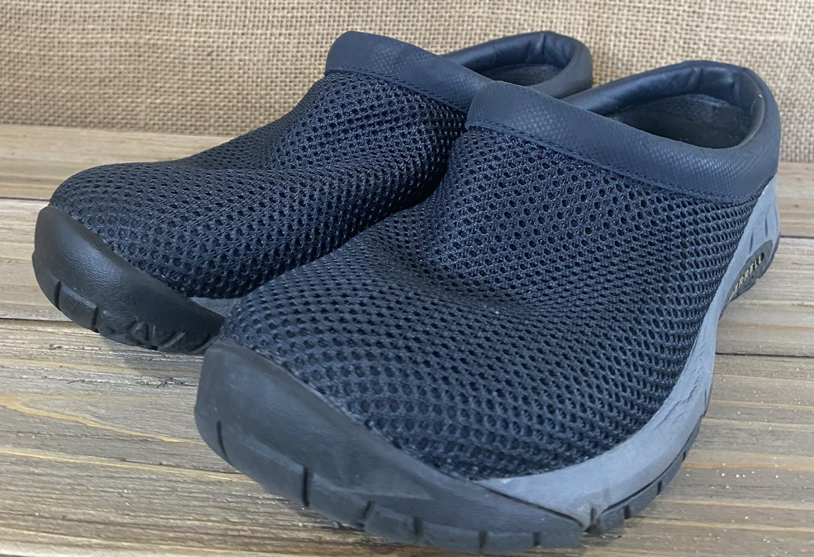 Scarpe comode Merrell Encore Breeze nere a rete da donna taglia 7