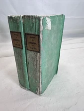 Vtg FALSE BOOK STORAGE BOX Hidden Safe Green Shelf Home Decor