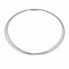 Halsreif Omegareif Damenkette aus Edelstahl mit Bajonettverschluss