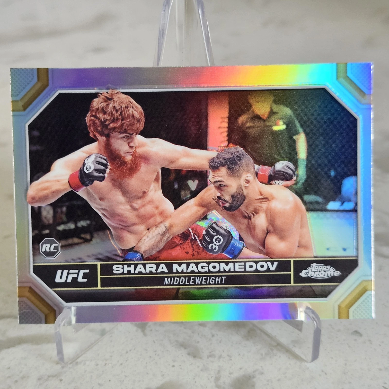 Shara Magomedov Rookie Refractor - 2024 Topps Chrome UFC #141 🇷🇺