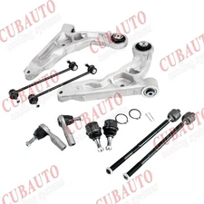 For 2014~2018 Jeep Cherokee FWD Front Lower Control Arms Sway Bars Tie Rods Kit