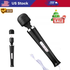 Handheld Massager 20 Speed Wand Vibrating Massage Magic Full Body Therapy Motor