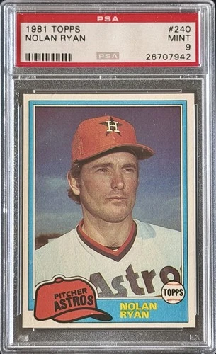 1981 Topps - Nolan Ryan #240 PSA 9 MINT