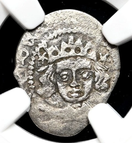 IRELAND. Edward IV, 1471-1483. Silver Penny. Dublin, Burns Type 22, NGC VF