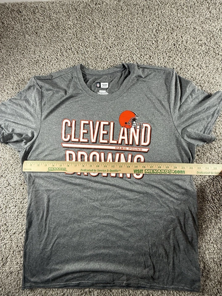 Camiseta de fútbol Cleveland Browns para mujer talla XL Dri Fit gris jaspeado Foto 4 de 4