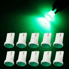 10x Green 168 194 T10 LED Bulb Instrument Cluster Panel Light For 1985-2001 GMC