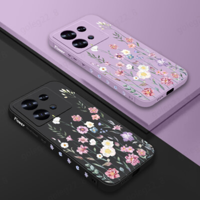 Flower Case For Xiaomi Redmi Note 14 13 Pro 12 11 13T ShockProof Silicone Cover