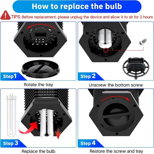 High-Efficiency 15W Outdoor Bug Zapper Light Bulbs - Twin Tube Design - Picture 10 of 10