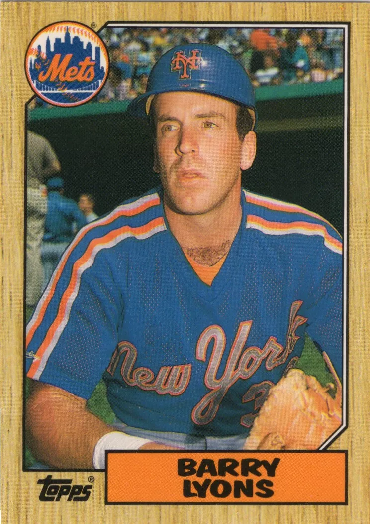 Barry Lyons trading card