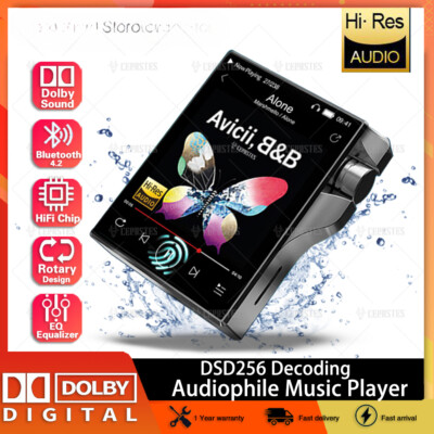 Audio Player Hi-Res Lossless MP3 Music Player Bluetooth Touch Screen FM/Recorder