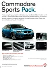 Holden Commodore VE Sports Pack Brochure for SV6 SS SSV V8