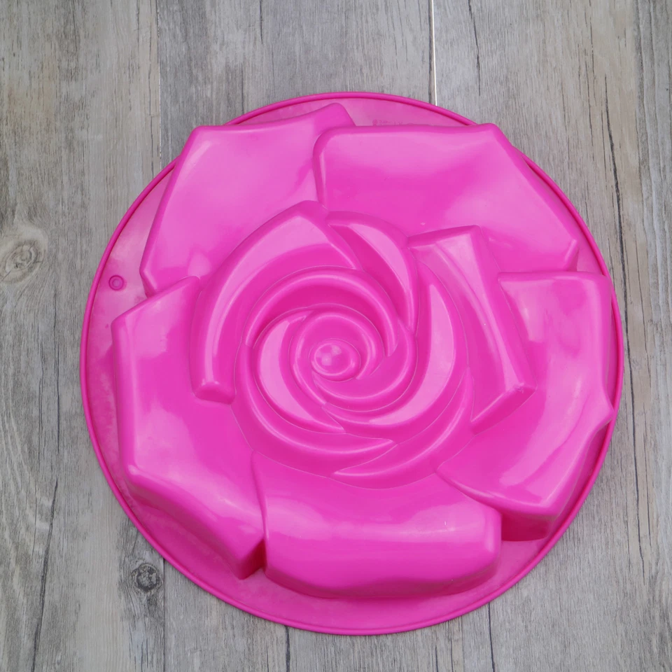 Rose Bakeware Tin Pan Silicone Mold Chocolate Cake Mould Flower Baking Nonstick - Image 2 of 4