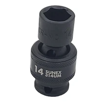 Sunex 314UM 3/8" Drive 14mm Universal Impact Socket