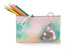 Nici 45275 flaches Stiftemäppchen Wild Friends mit Clip-Motiv Ameisenbär Anita