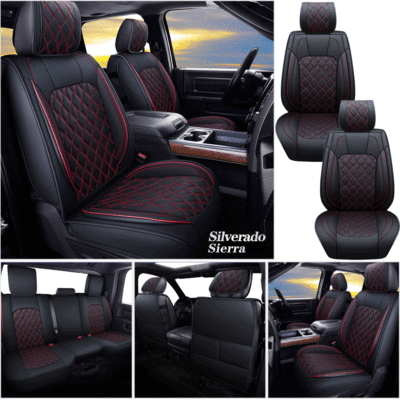 Car Seat Cover Pu Leather Fits For 2007 2021 Chevrolet Silverado Gmc Sierra 1500 - 1994 Chevrolet Silverado 1500 Seat Covers Car Seat Cover Pu Leather Fits For 2007 2021 Chevrolet Silverado Gmc Sierra 1500 - 1994 Chevrolet Silverado 1500 Seat Covers