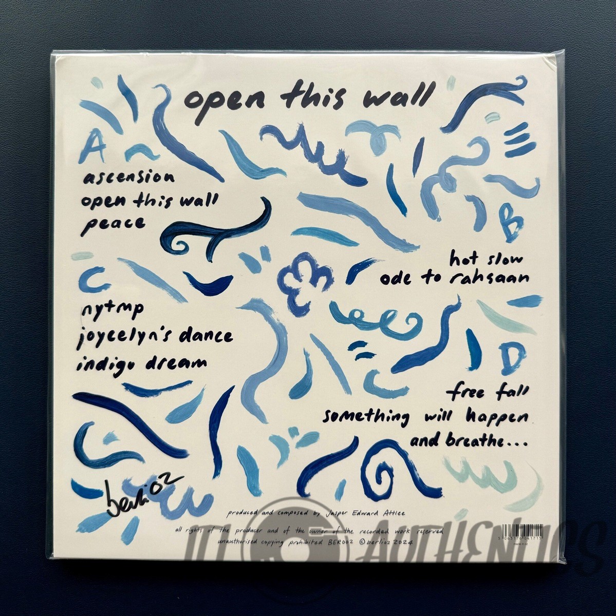 洋楽 Berlioz Open This Wall 2LP Berlioz - Open This Wall Vinyl | Autographed Signed Sleeve