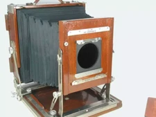 SALE For Deardorff Field Wood 8x10 Camera Lens Board To Linhof Lens Board