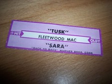 1 Fleetwood Mac Tusk / Sara Jukebox Title Strip