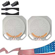 5 Ton Load Capacity 2 Magnesium Alloy Wheel Alignment Turn Plate Turntable Plate