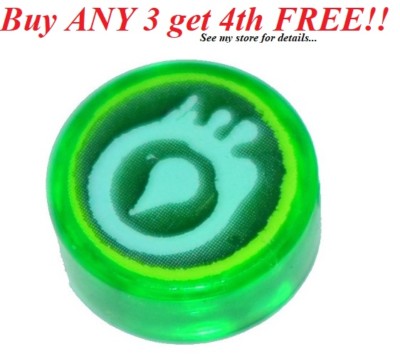 ☀️New LEGO Ninjago 1x1 Trans Green VENOMARI Round Tile Snake