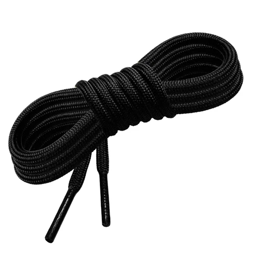 Round BLACK Athletic 18 24 30 36 40 45 54 60 72" Sneaker SHOE LACES Sport Casual