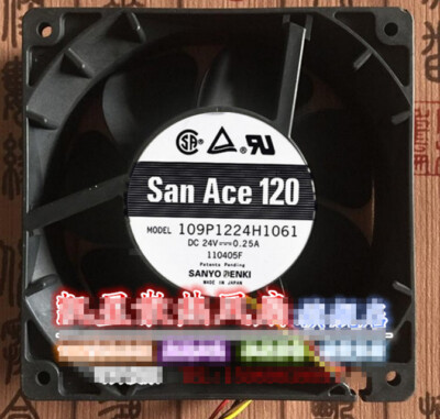 1pcs Sanyo 109P1224H1061 12025 24V 0.25A 12CM inverter fan | eBay