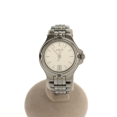 GUCCI 9040L レディース腕時計　シルバー s-l400.jpg
