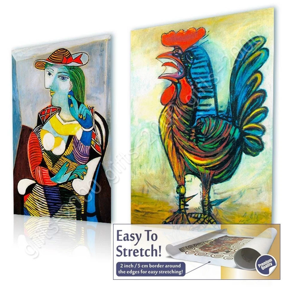 Gallo María Teresa de Pablo Picasso | Lienzo (enrollado) | Juego de 2 arte de pared Foto 2 de 4