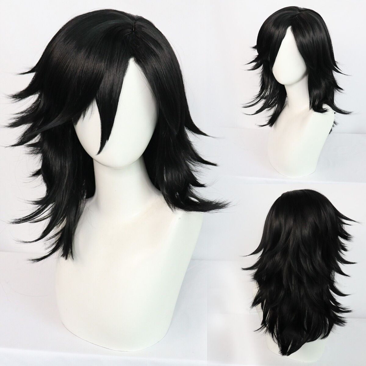 Hellsing Alucard Black Cosplay Wig