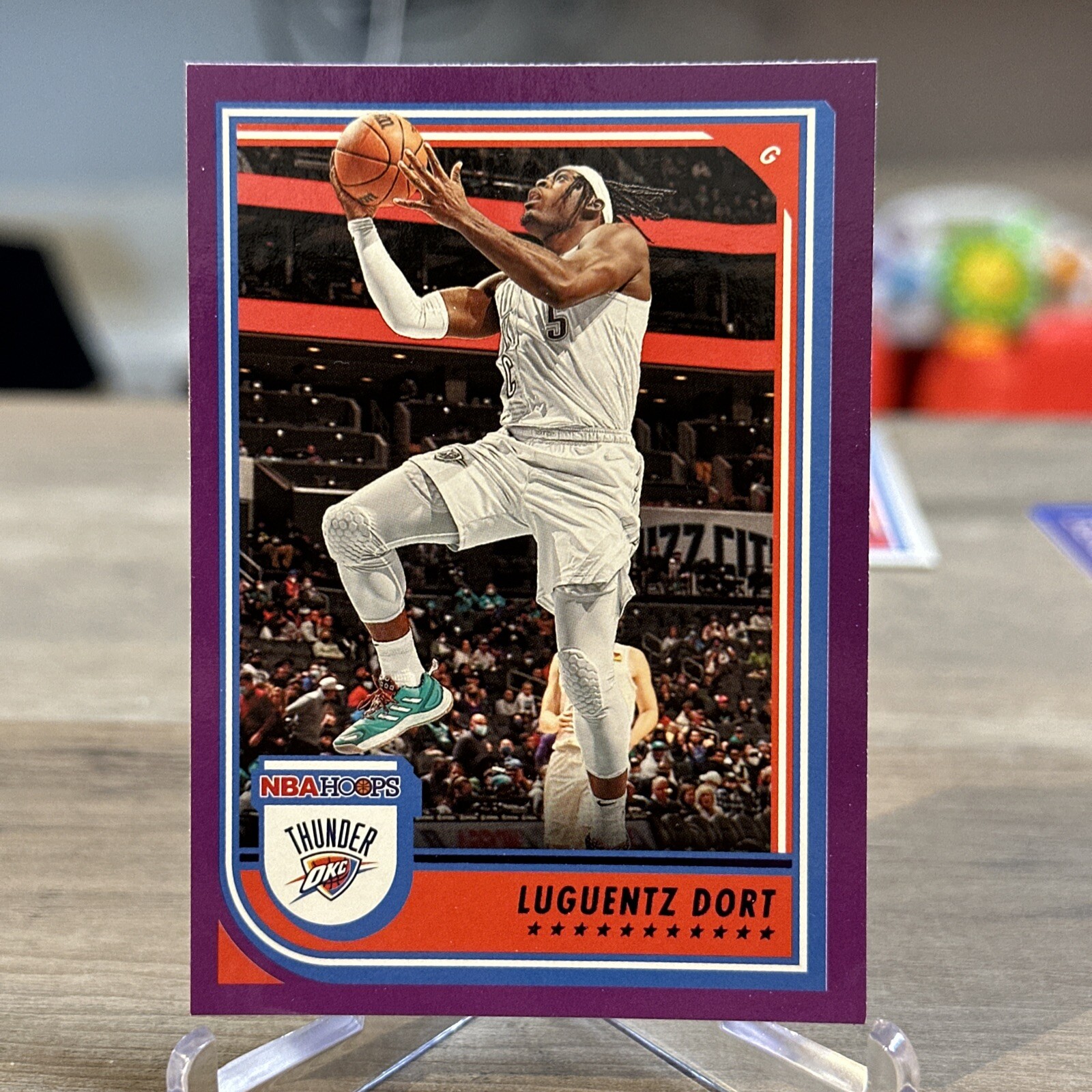 202223 NBA Hoops purple 202 Luguentz Dort Oklahoma City Thunder eBay