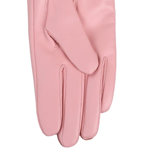 Women's Winter Genuine Leather Gloves Rex Rabbit Fur Warm Trim Cuff Velvet Lined - Picture 45 of 88