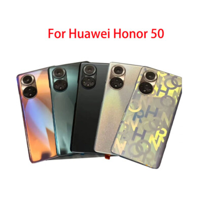 For Huawei Honor 50 NTH-AN00 Housing Glass Battery Back Door Cover + Lens