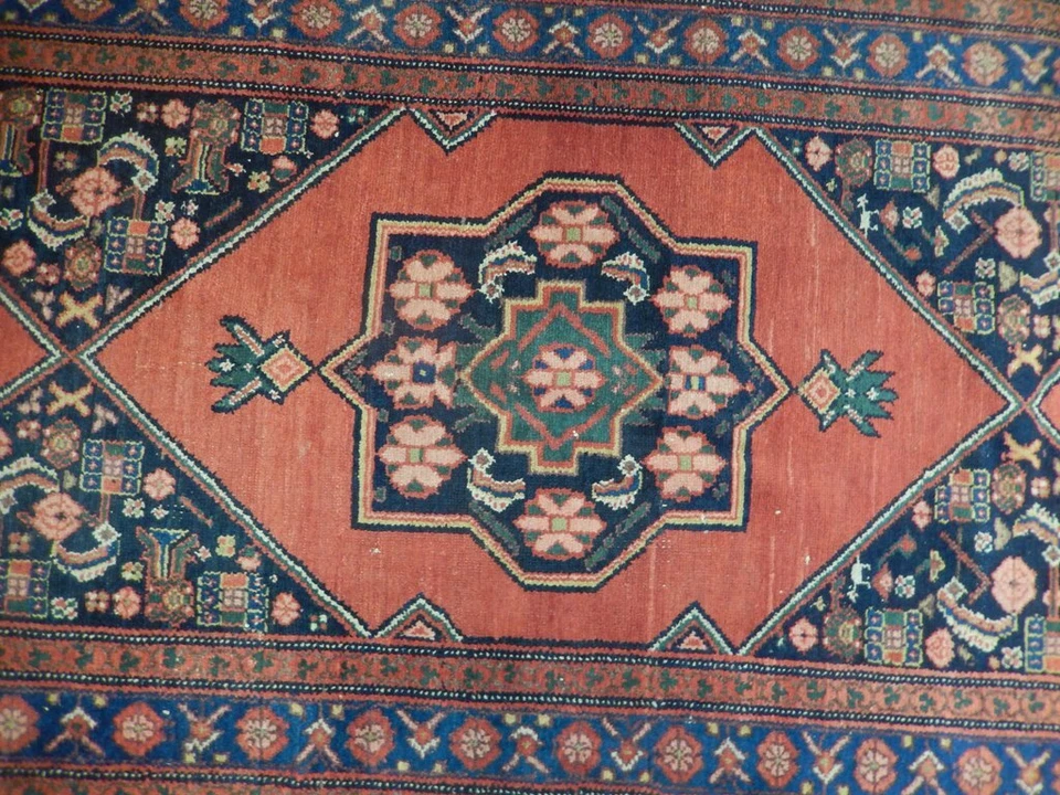 Red Runner Rugs Hand-knotted 3x15 Traditional Signed Art Weaver's Pride Rug - Image 4 of 4