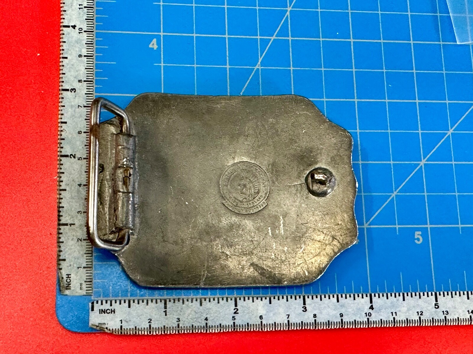 Collectors Harley Davidson Motorcycles Montauk Silver Co Belt Buckle,  England 