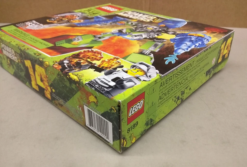 LEGO Power Miners 8189 Magma Mech ¡NUEVO! Taladro de garra tanque de agua Firax Lava Monster Foto 2 de 4