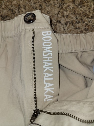 Chubbies Boomshakalaka The Khakinator Beige Shorts Size XXL 5.5" Inseam Elastic - Picture 3 of 6
