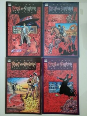 BLOOD AND SHADOWS #1-4 PRESTIGE FORMAT (1996) DC VERTIGO FULL COMPLETE SERIES!
