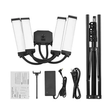Flexible 4-Arms LED Video Light Photography Fill Light 3200K-5600K WFIP