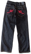 VTG ROCAWEAR- Mens 32x30 Jeans Black Embroide...