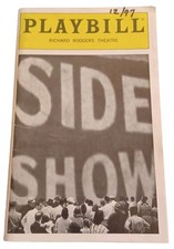 Side Show Playbill 1997 Alice Ripley Emily Skinner Hugh Panaro Norm Lewis