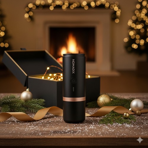 Nomadix 2 in 1 Portable Espresso Machine 20 Bars presure coffee maker Gift Pack - Picture 3 of 9