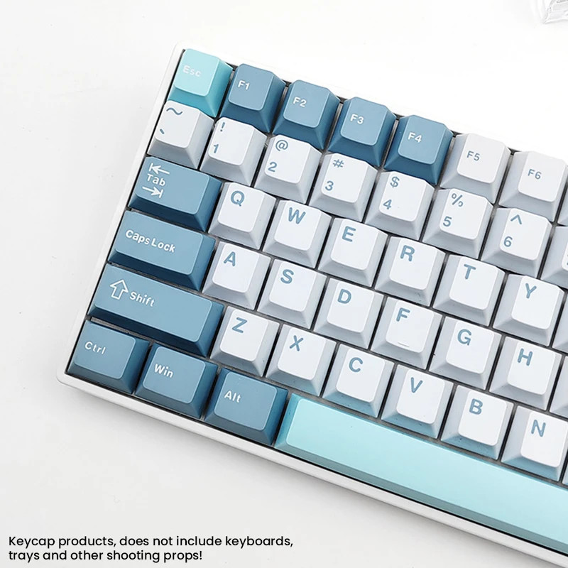 126-Key Double Shot PBT Cherry Profile Keycaps for MX Mechanical Keyboards