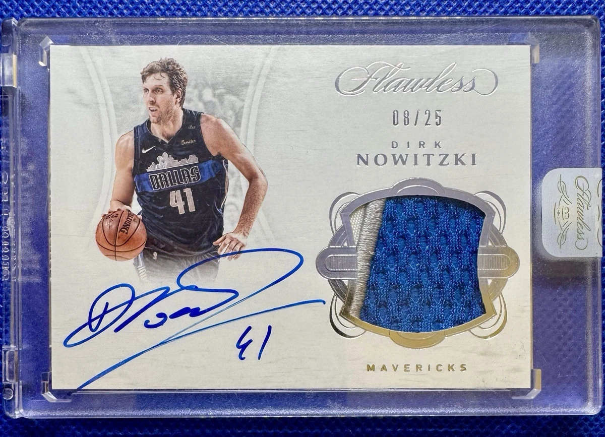 Panini Dirk Nowitzki Basketball Autographed Sports Trading Cards