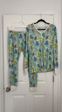 Little Sleepies Women  s Large Sesame Street Pajama Set